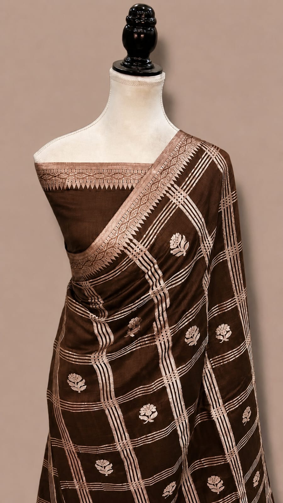 Raw Mango Katan Banarasi Soft Silk Saree.