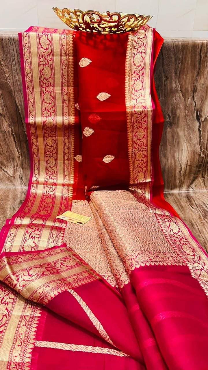 Banarasi Kora Organza Silk Saree.