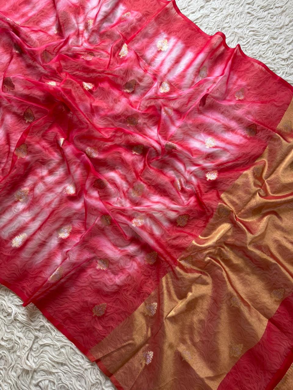 Banarasi Kora Organza Silk Saree.