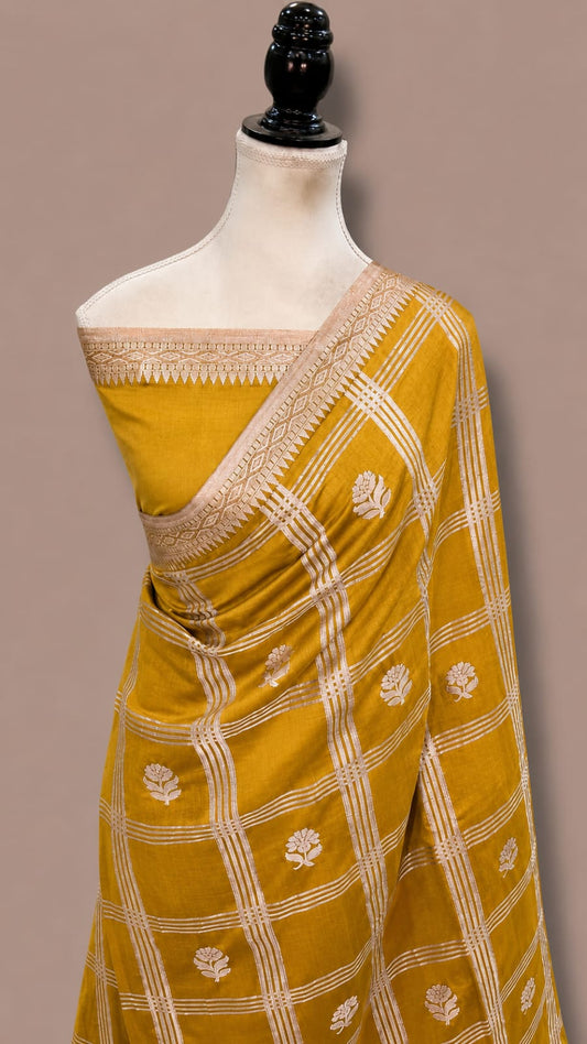 Raw Mango Katan Banarasi Soft Silk Saree