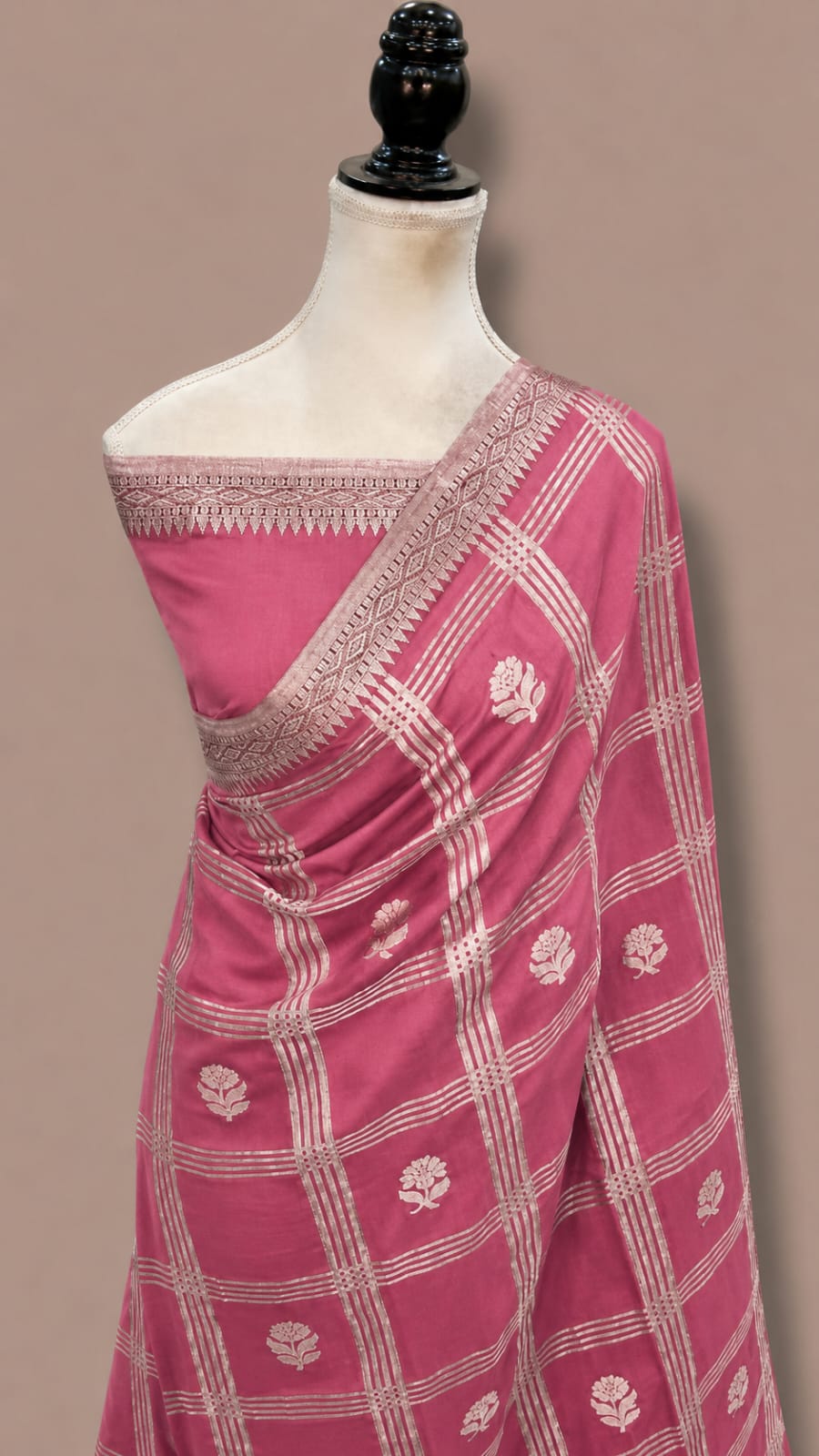 Raw Mango Katan Banarasi Soft Silk Saree.