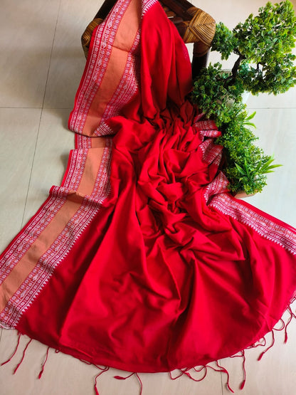 Beautiful Cotton Mulmul Saree