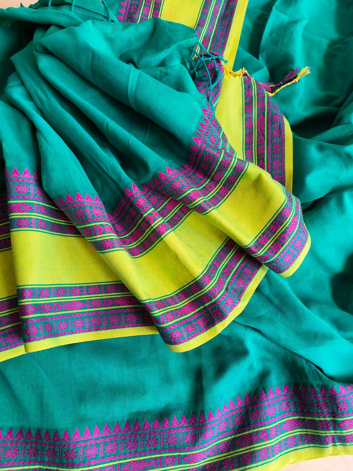 Beautiful Cotton Mulmul Saree