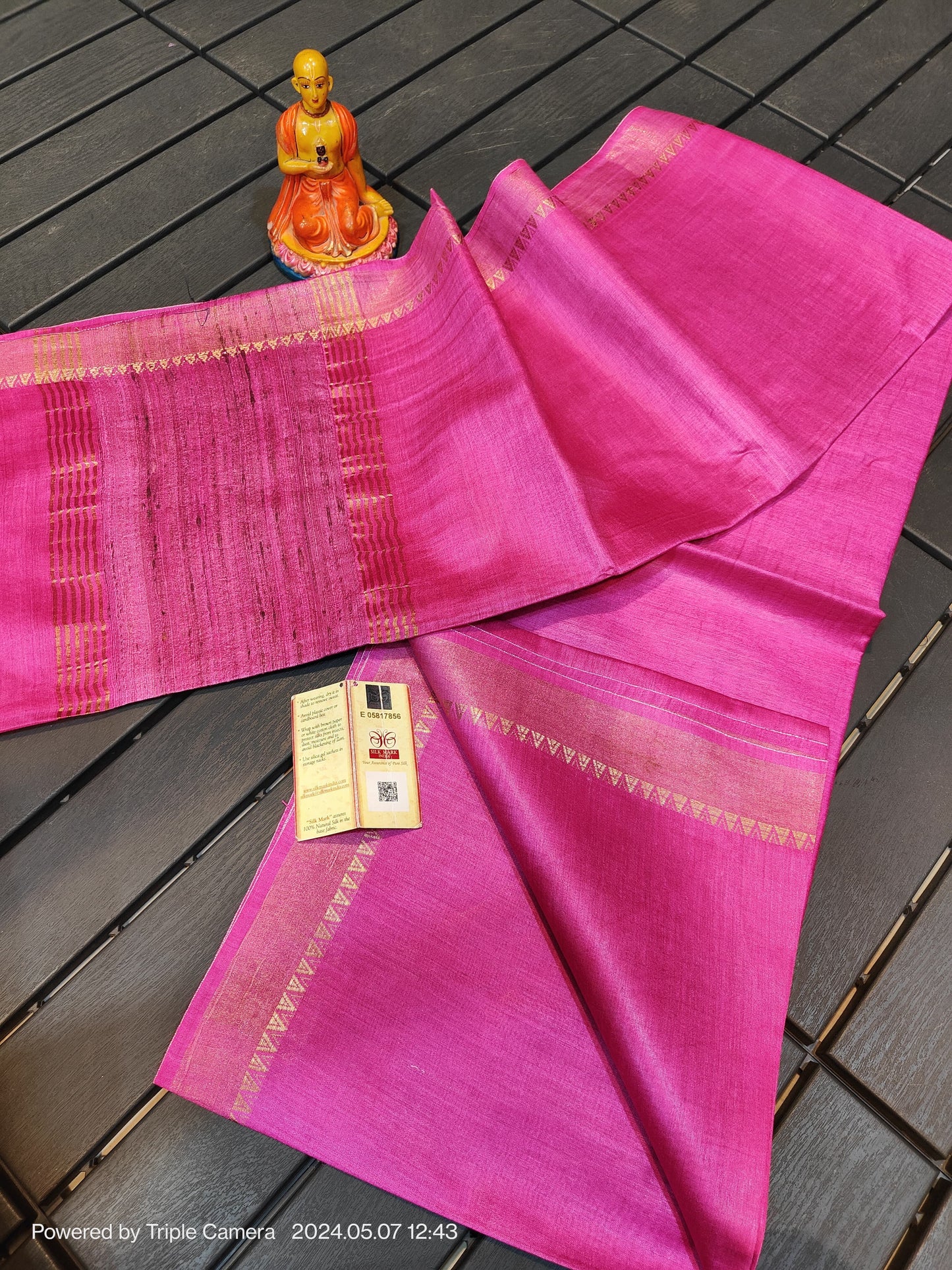 PURE TUSSAR MOONGA SILK SAREE