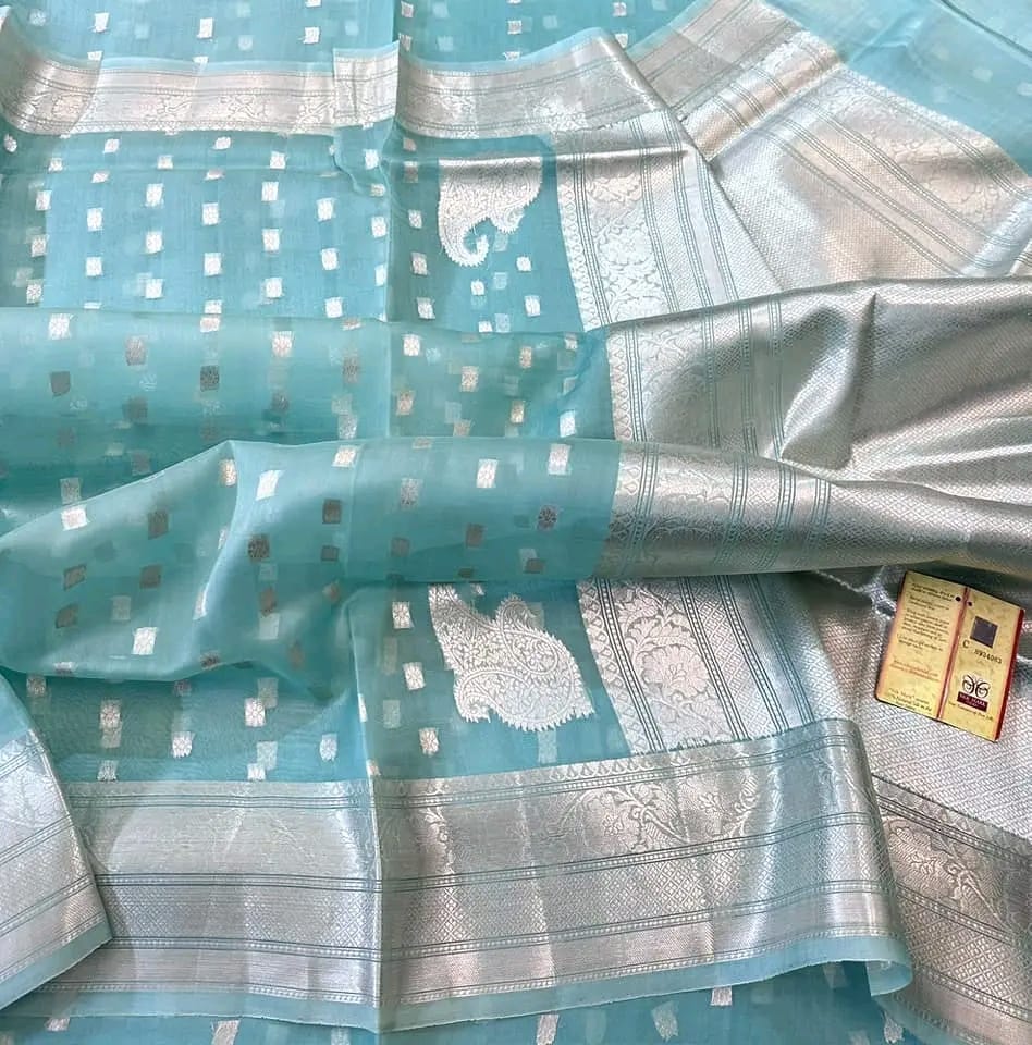 Banarasi Kora Organza Silk Saree.