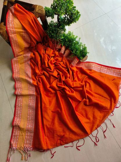 Beautiful Cotton Mulmul Saree