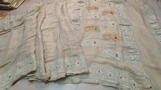 Pure Banarasi Handloom Tissue Silk Saree