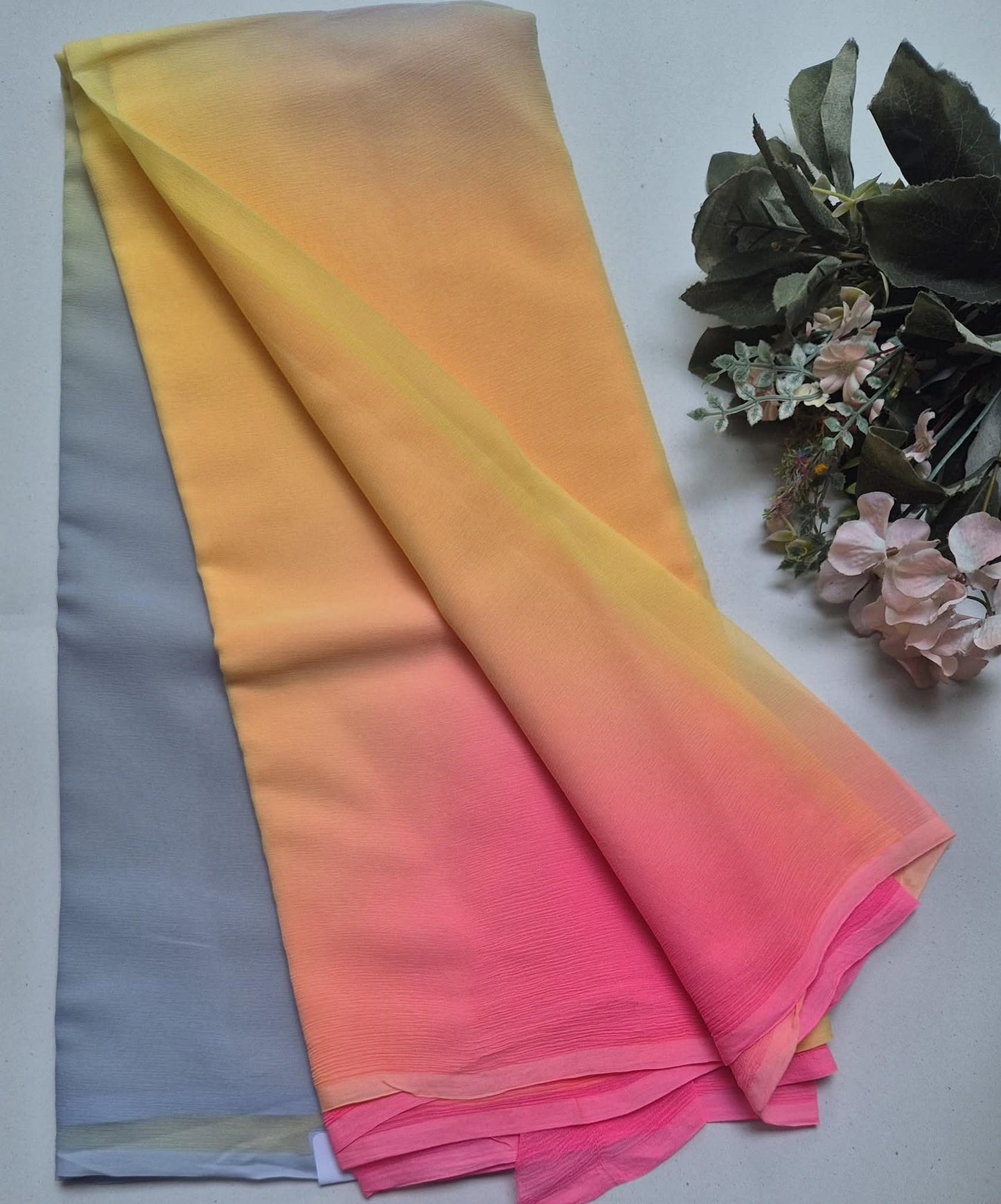 Pure Diamond Chiffon Saree.
