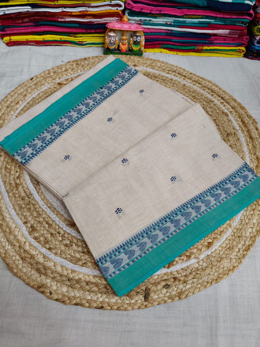 Pure Cotton Saree with Blouse.