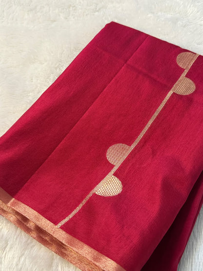 Banarasi Viscose Georgette Silk Saree.