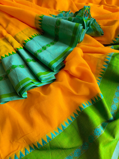 Beautiful Cotton Mulmul Saree