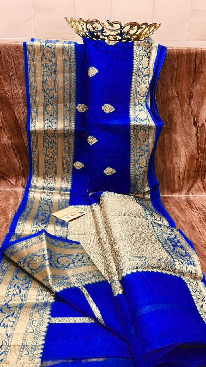 Banarasi Kora Organza Silk Saree.