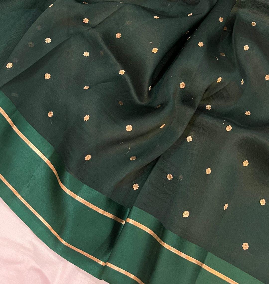 Banarasi Kora Organza Silk Saree With Blouse