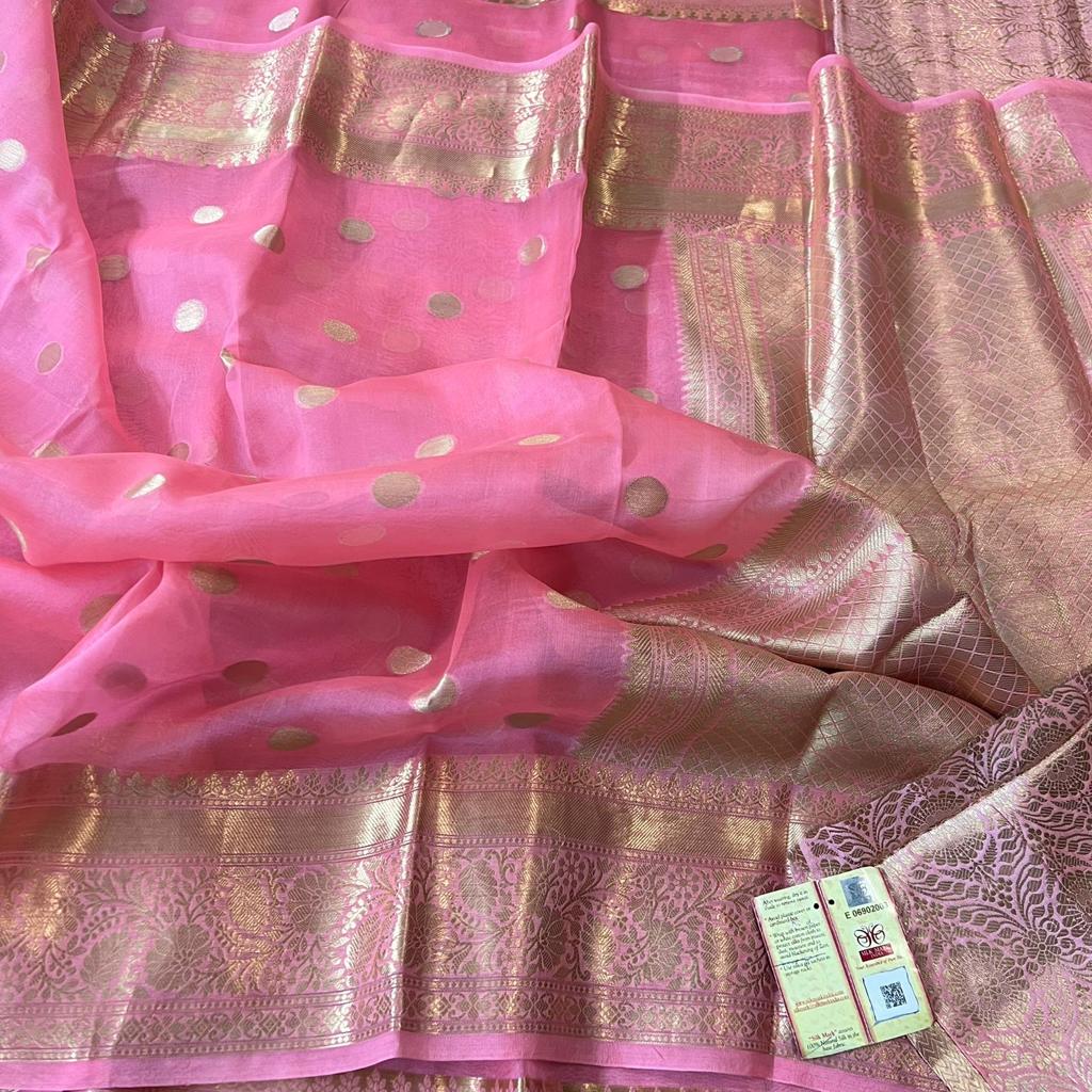 Banarasi Kora Organza Silk Saree