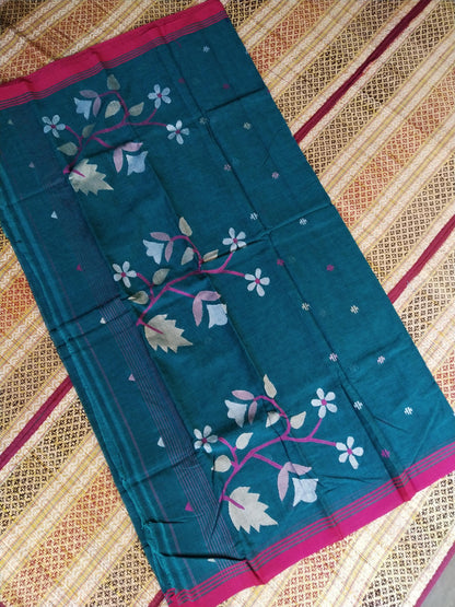 Pure Cotton Jamdani Saree