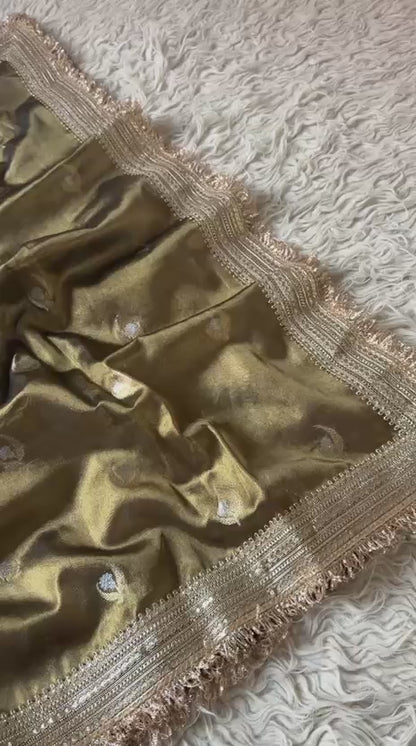 Banarasi Most Trending Tissue Silk Saree.