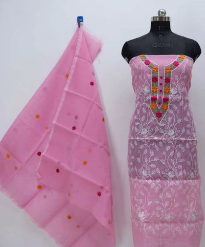 Kota Cotton Printed Dress Material – Fashionous