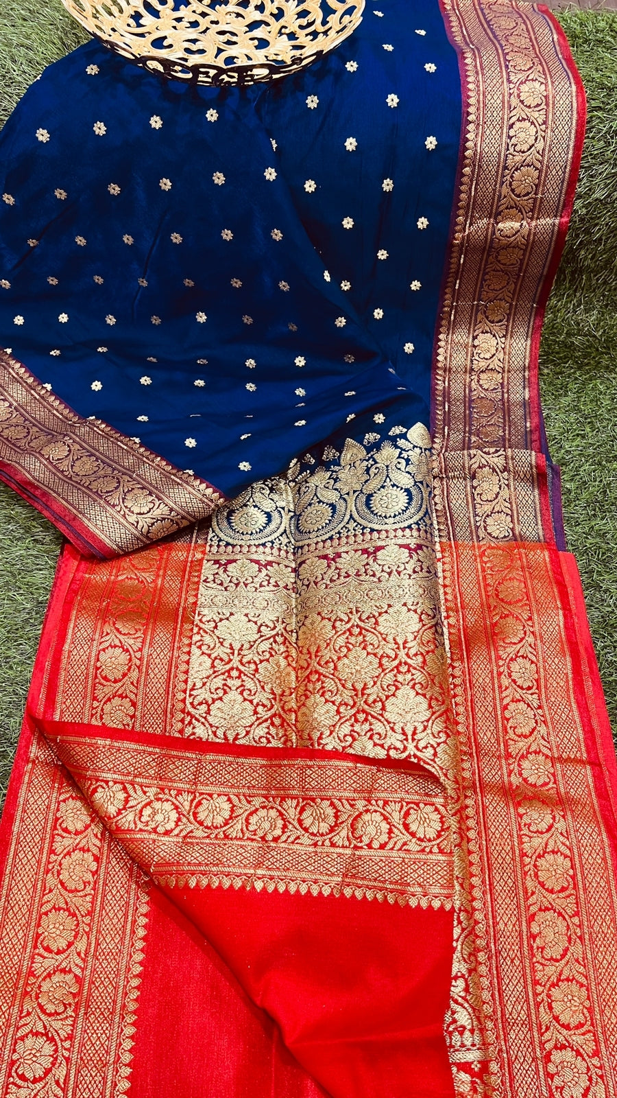 Handloom Semi Katan  Silk Saree Super Weaving With Blouse