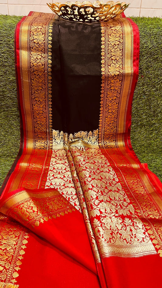 Handloom Semi Katan  Silk Saree Super Weaving With Blouse